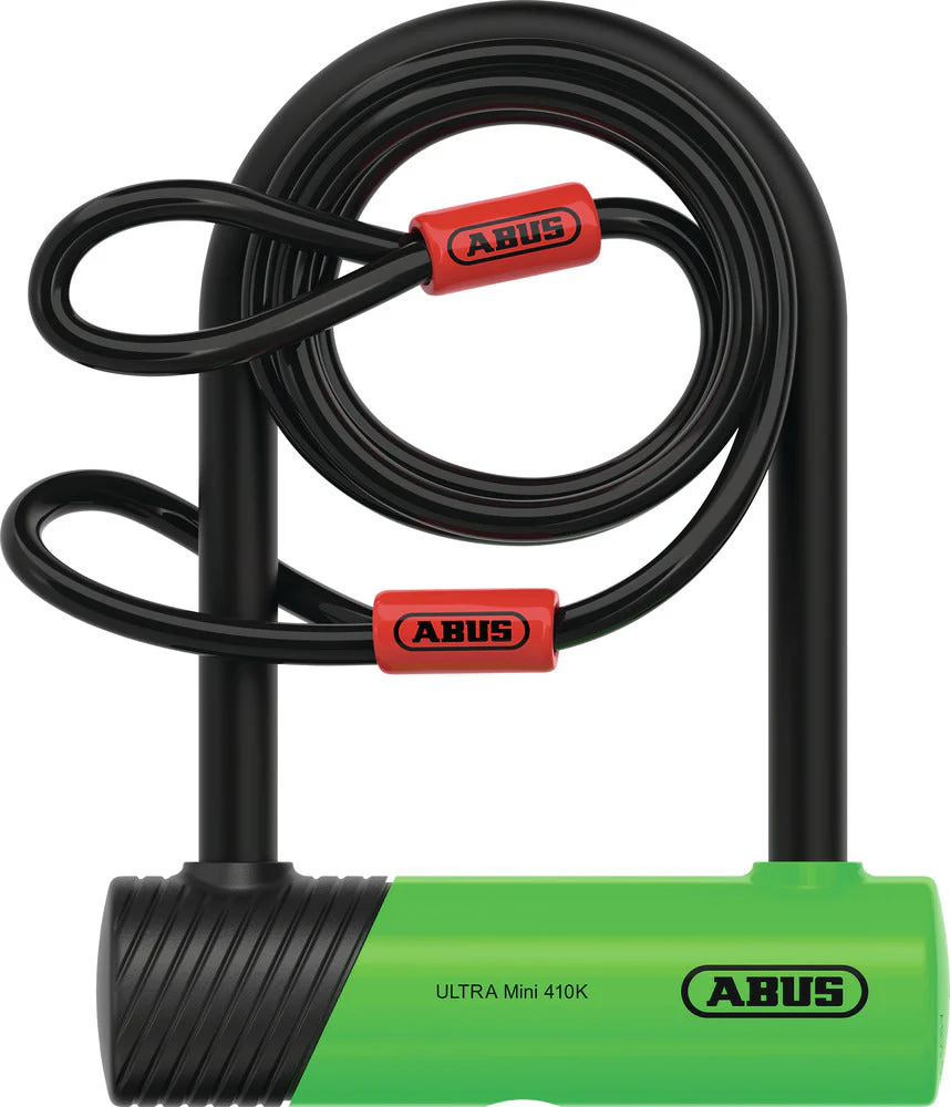 ABUS 410K/150HB140 + Cobra 10/120 SH Bügelschloss grün