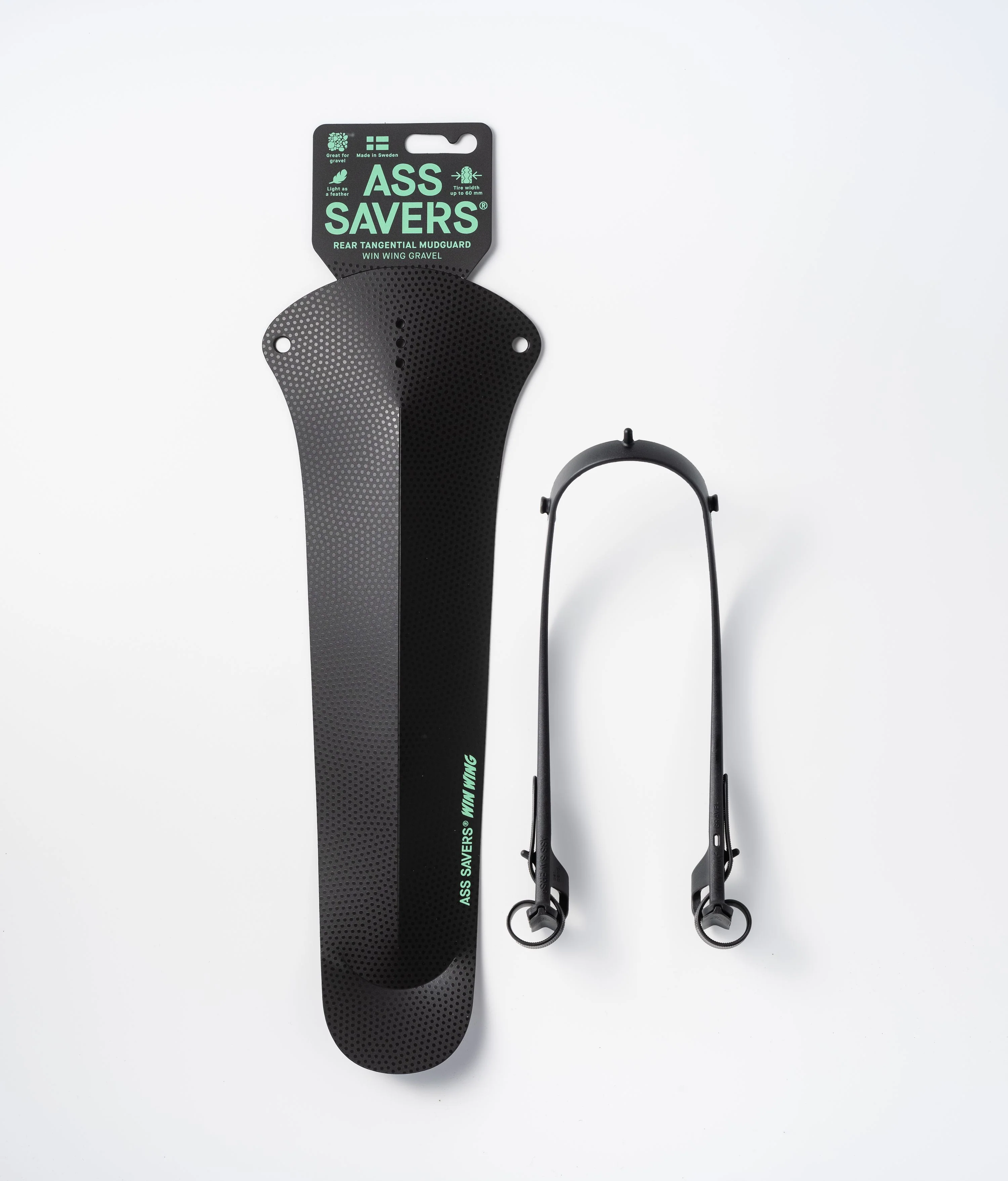 Ass Savers WGS-2 Win Wing Gravel Spritzschutz HR black dot