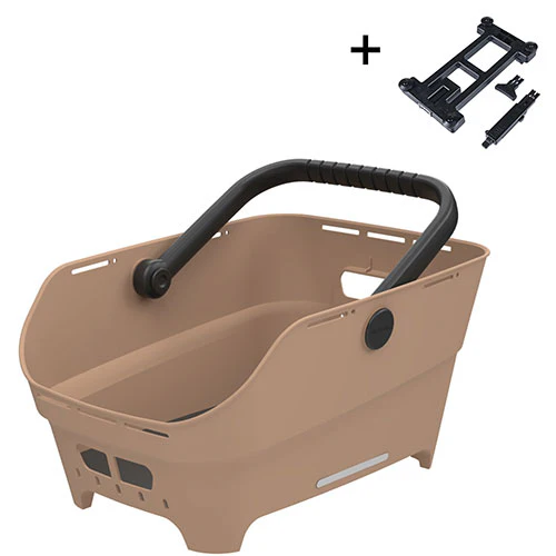 Basil Gepäckträgerkorb CENTO NEO MIK 2.0 Gepäckträgerkorb sand