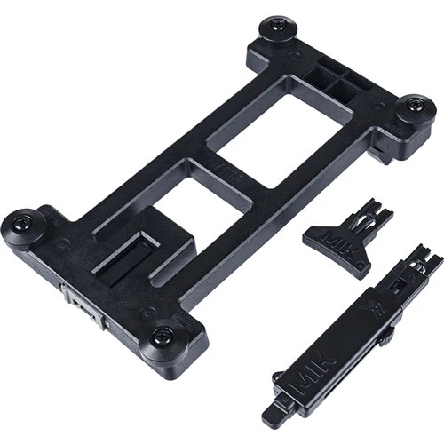 Basil MIK 2.0 Adapterplatte abschließbar schwarz