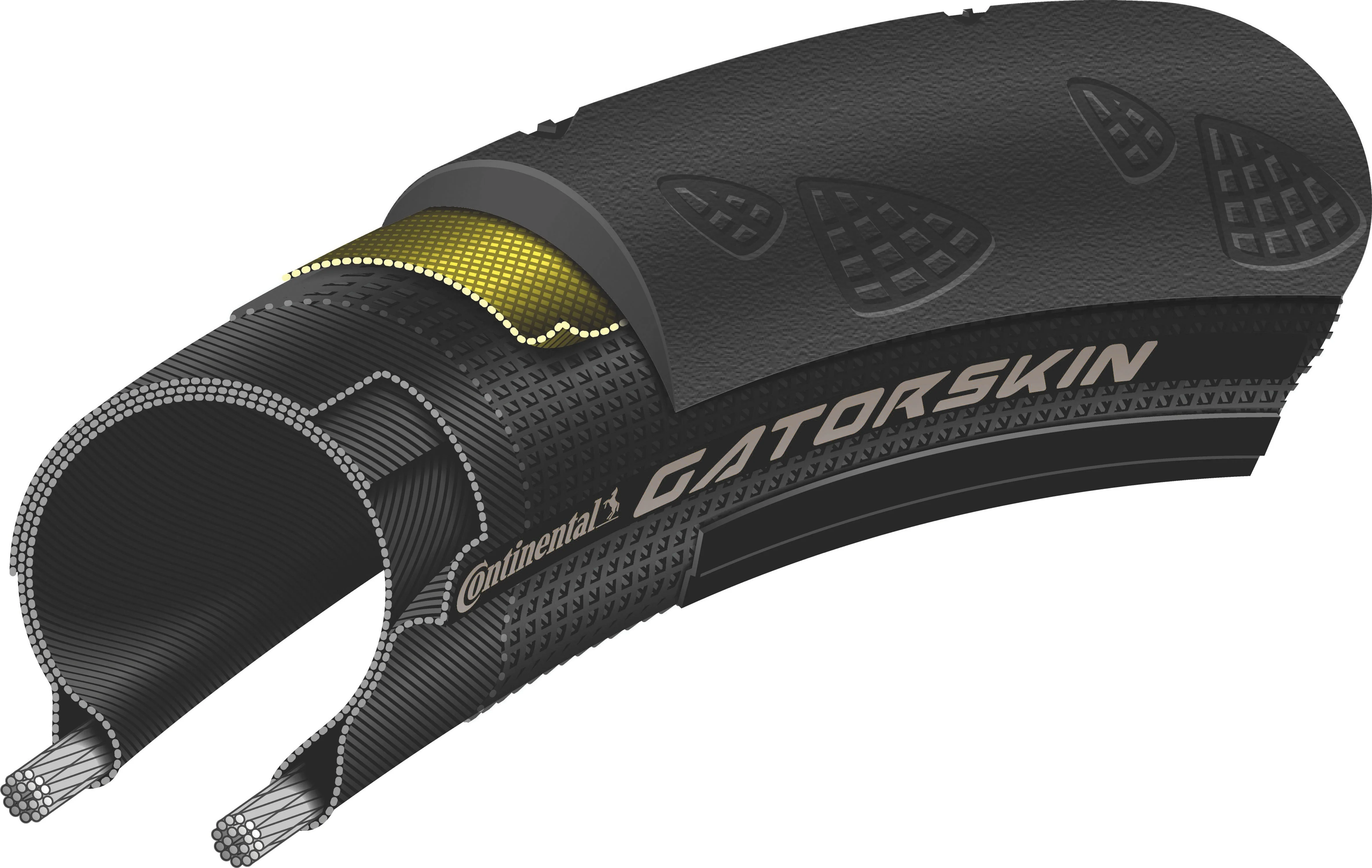 Continental Gatorskin Faltreifen 700x25C DuraSkin schwarz - Image 3