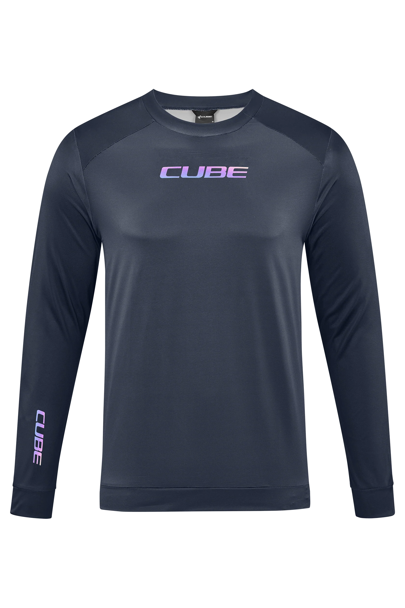 CUBE ATX Rundhalstrikot langarm black Herren