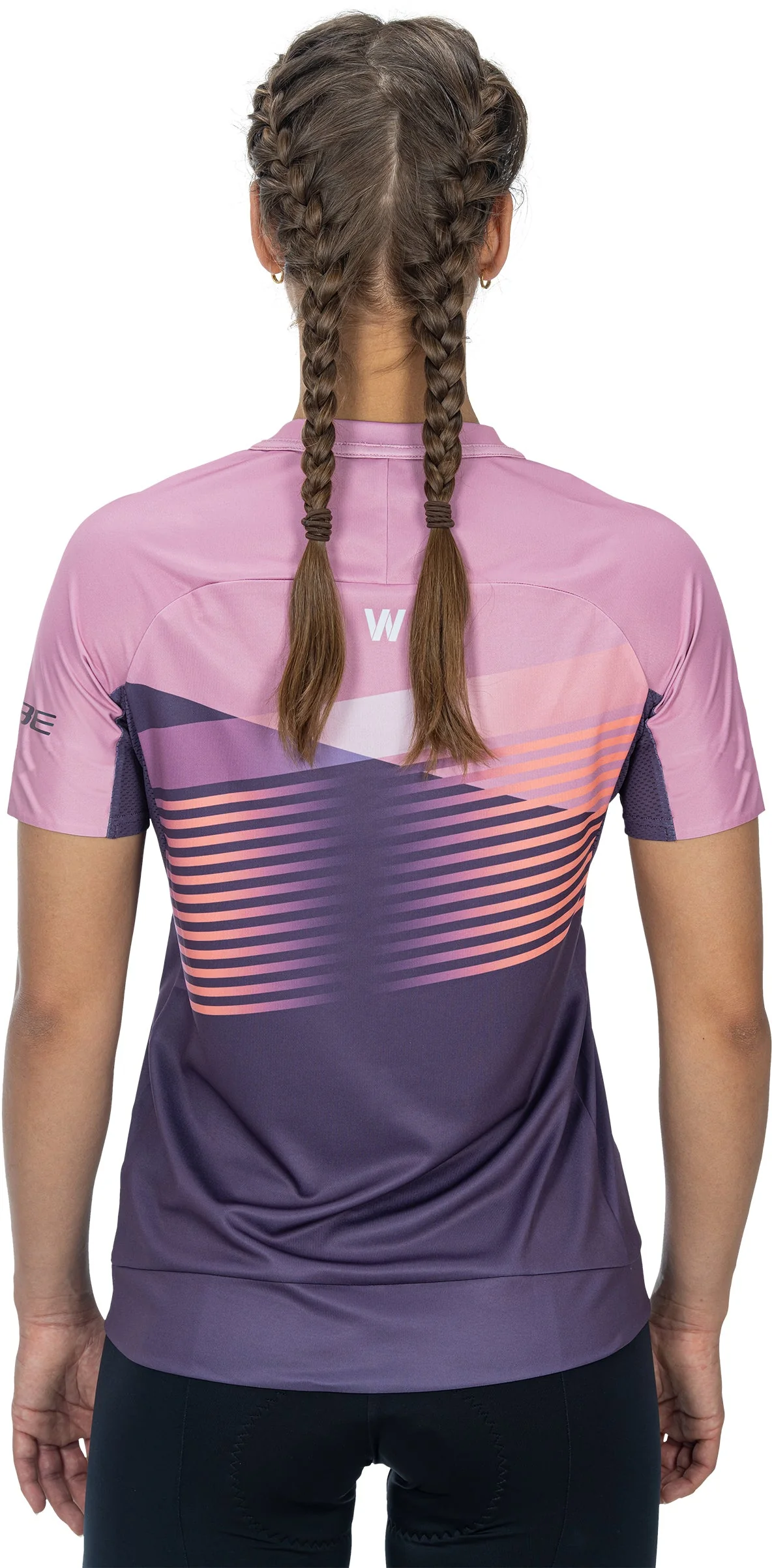 CUBE TEAMLINE WS Rundhalstrikot kurzarm violet´n´rose - Image 3