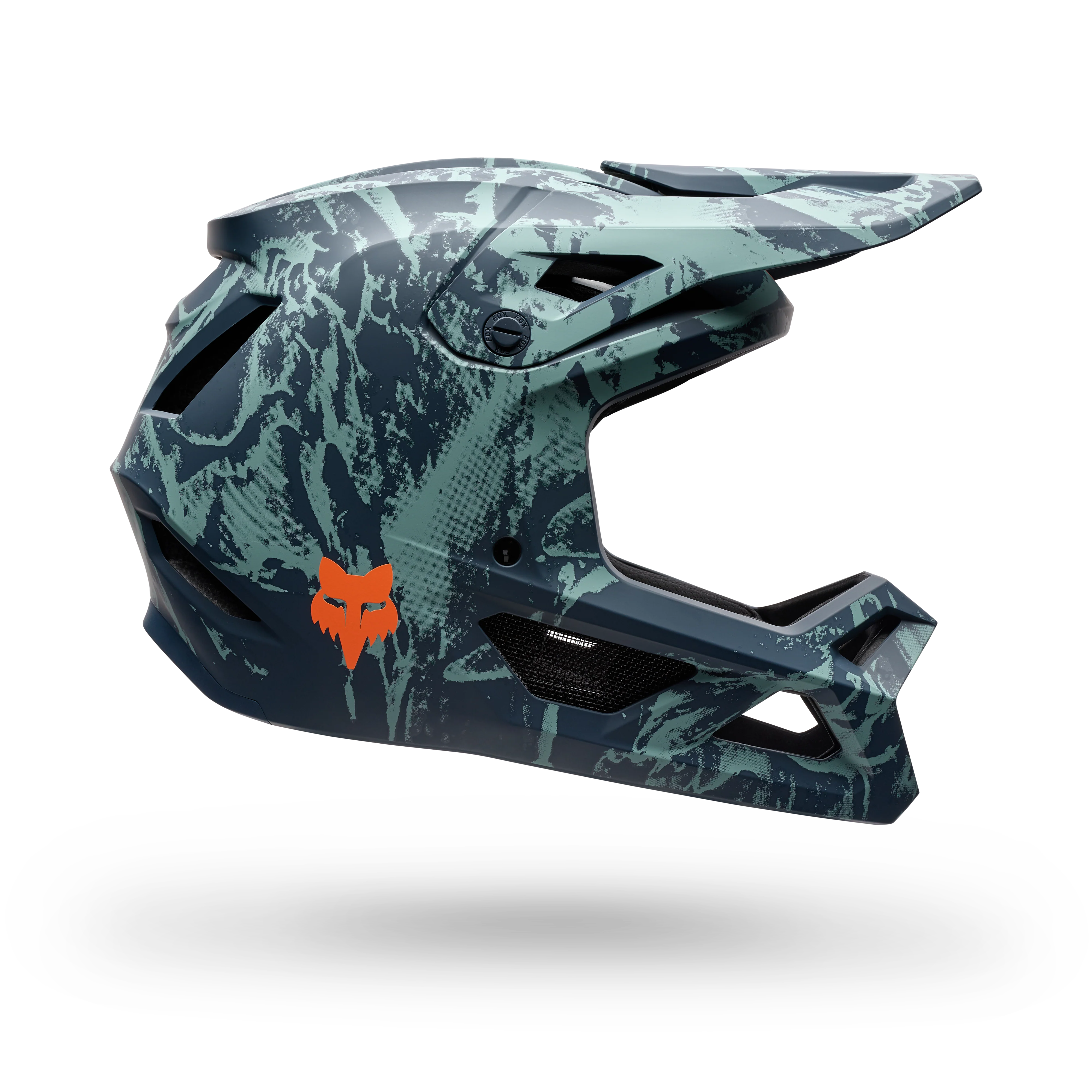 Fox YTH Rampage Full Face Helm Arctic Blue - Image 6