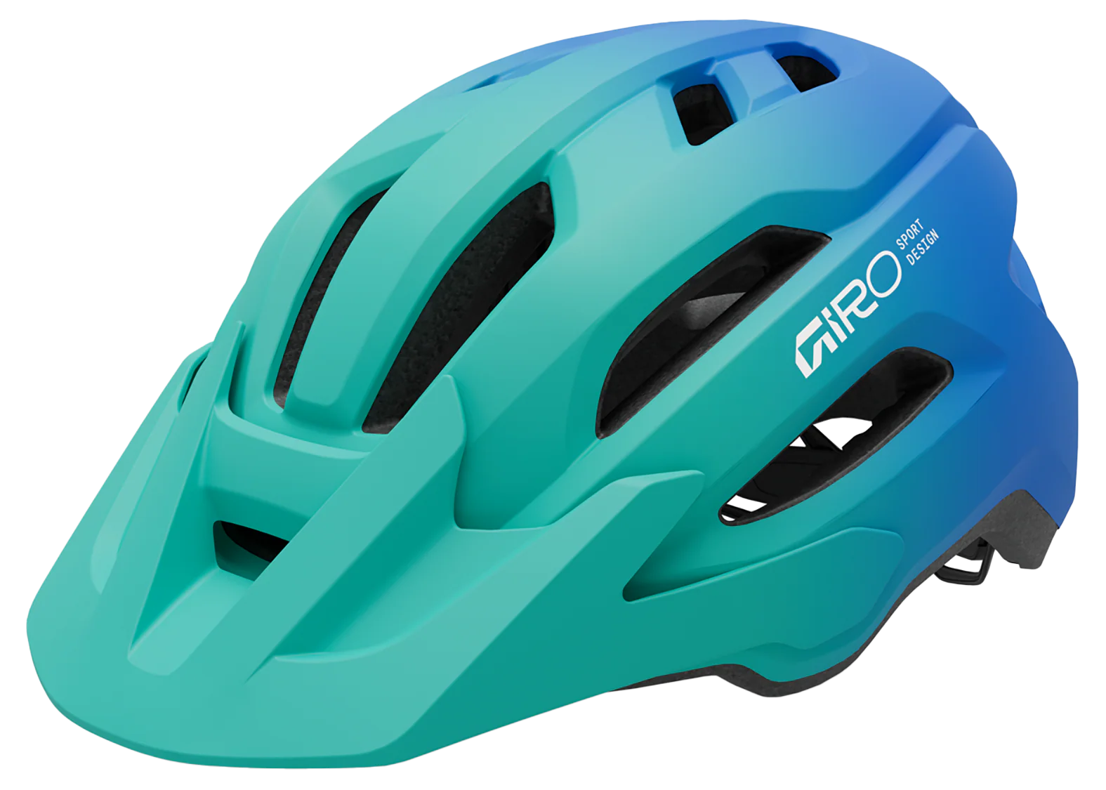 Giro Fixture Mips II Y Jugend-Helm matte green/blue