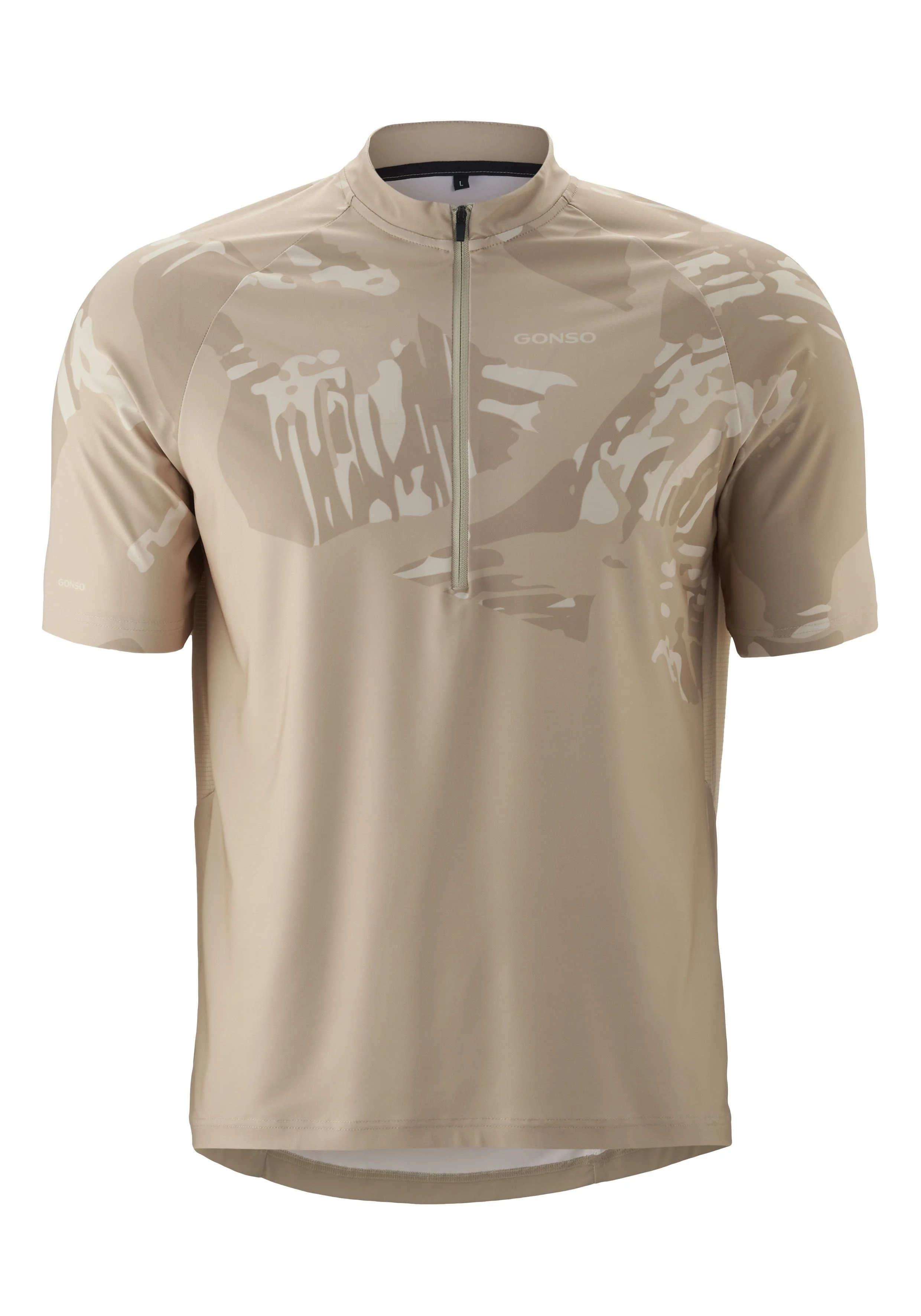 Gonso Adventure Jersey 3/4 Zip Herren jonesboro cream
