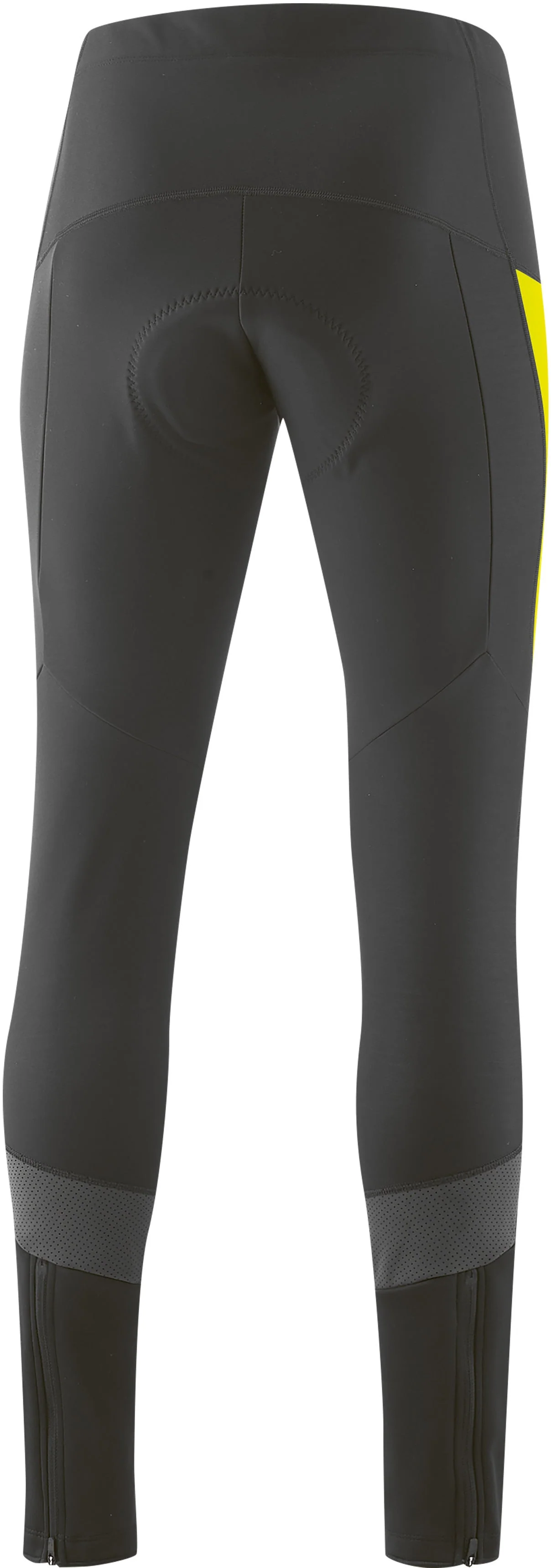 Gonso Montana Hip 2 Softshell Hose mit Sitzpolster Herren schwarz/gelb - Image 2