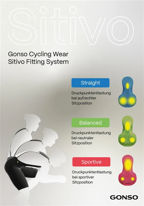 Gonso SITIVO Blue Tight Men Black/Skydiver - Image 4