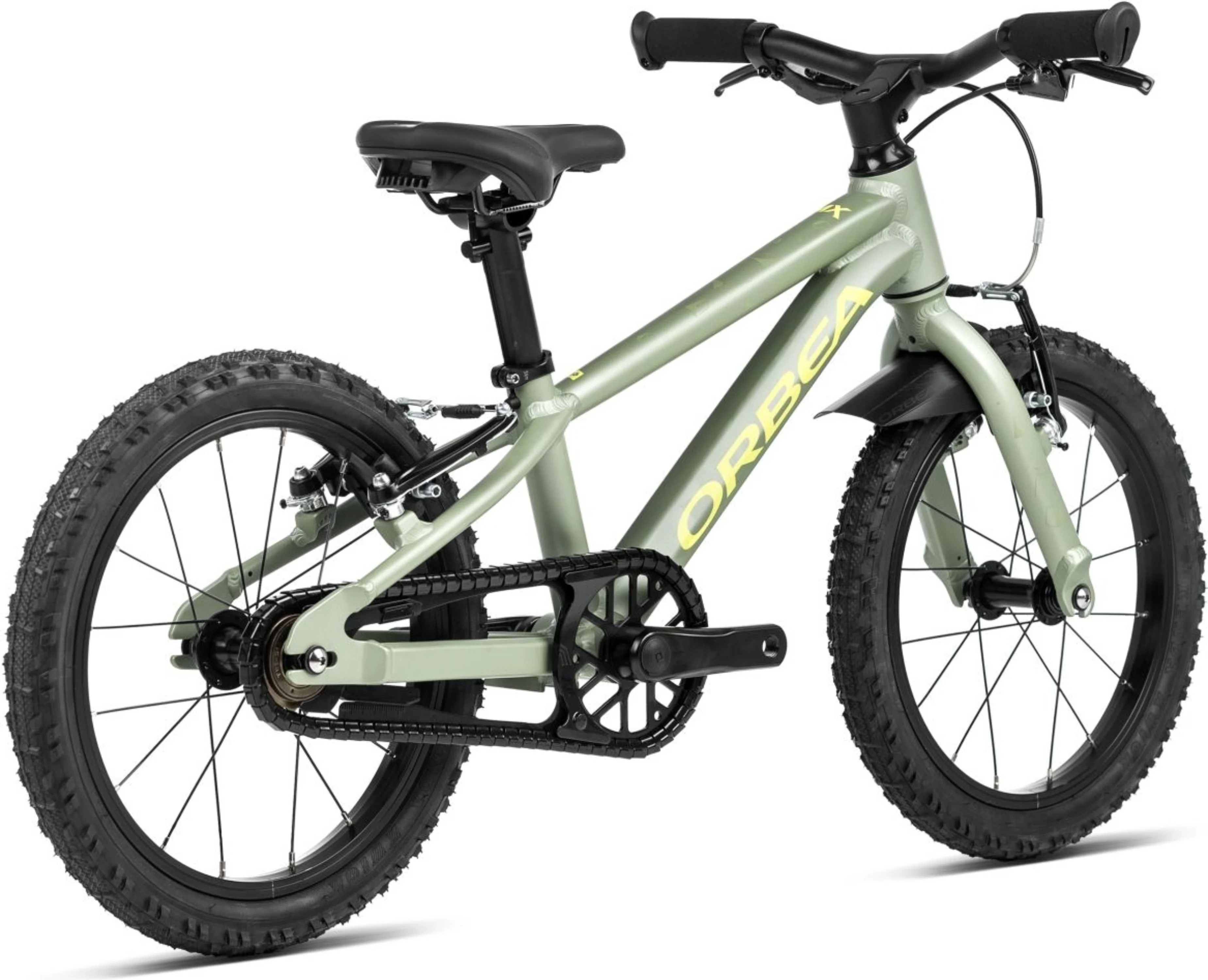 Orbea MX 16 Metallic Green Artichoke (Matt) - Yellow (Matt) - Image 2