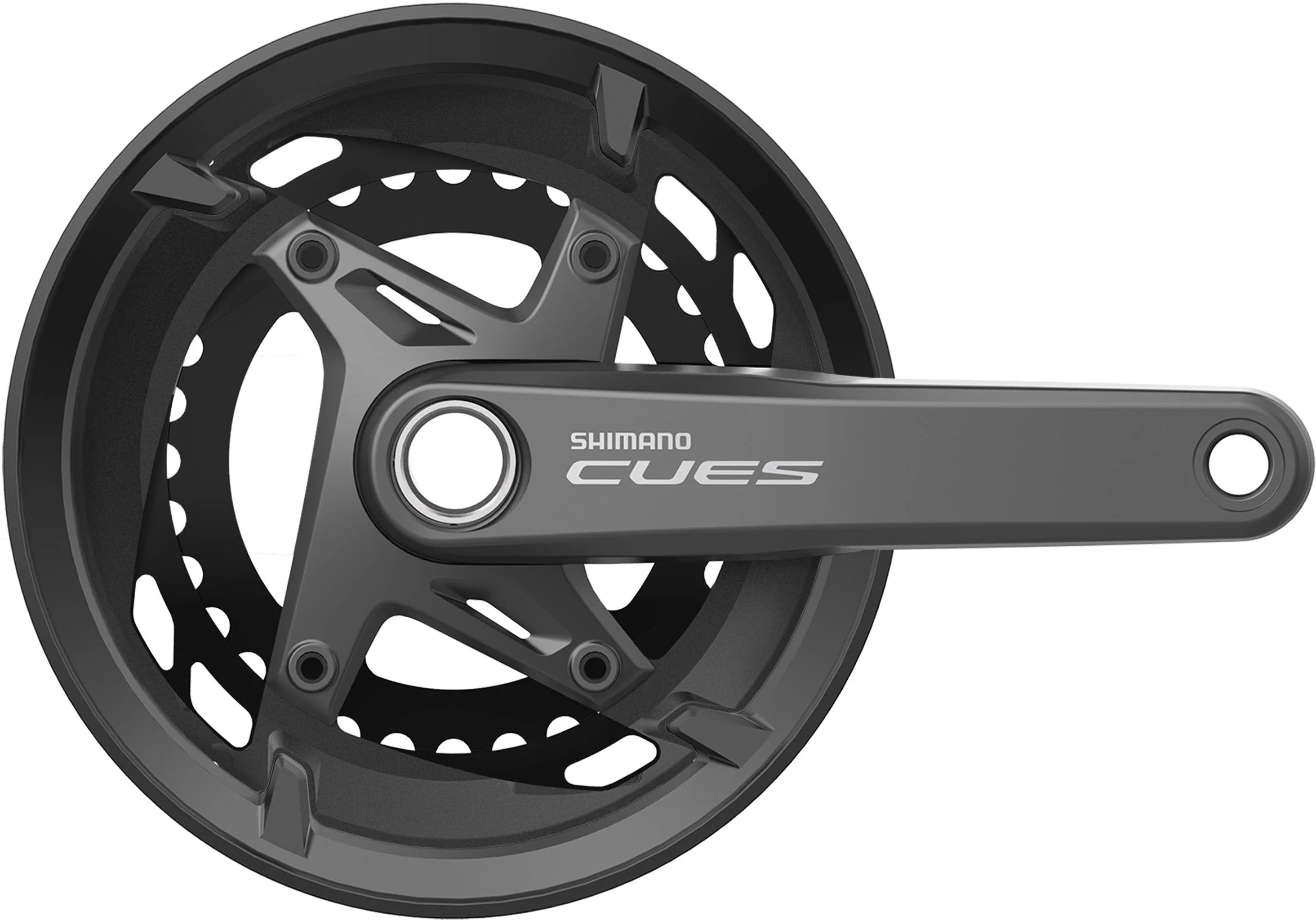 Shimano Cues FC-U6010-2 Kurbelgarnitur 11-fach 46-32Z mit Kettenschutz