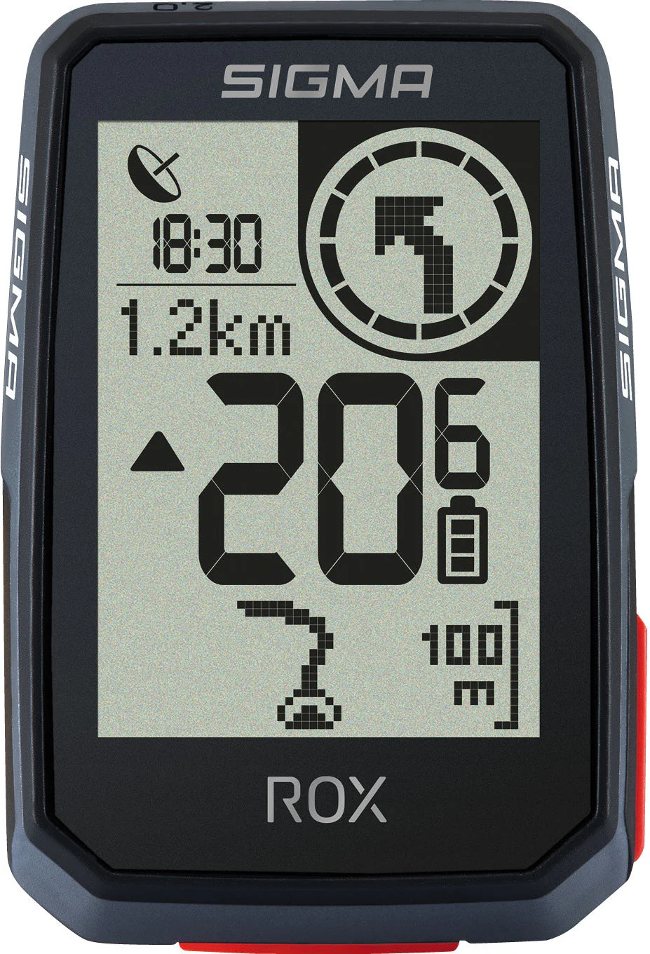 Sigma ROX 2.0 Fahrradcomputer inkl. Butler GPS Halterung schwarz - Image 2