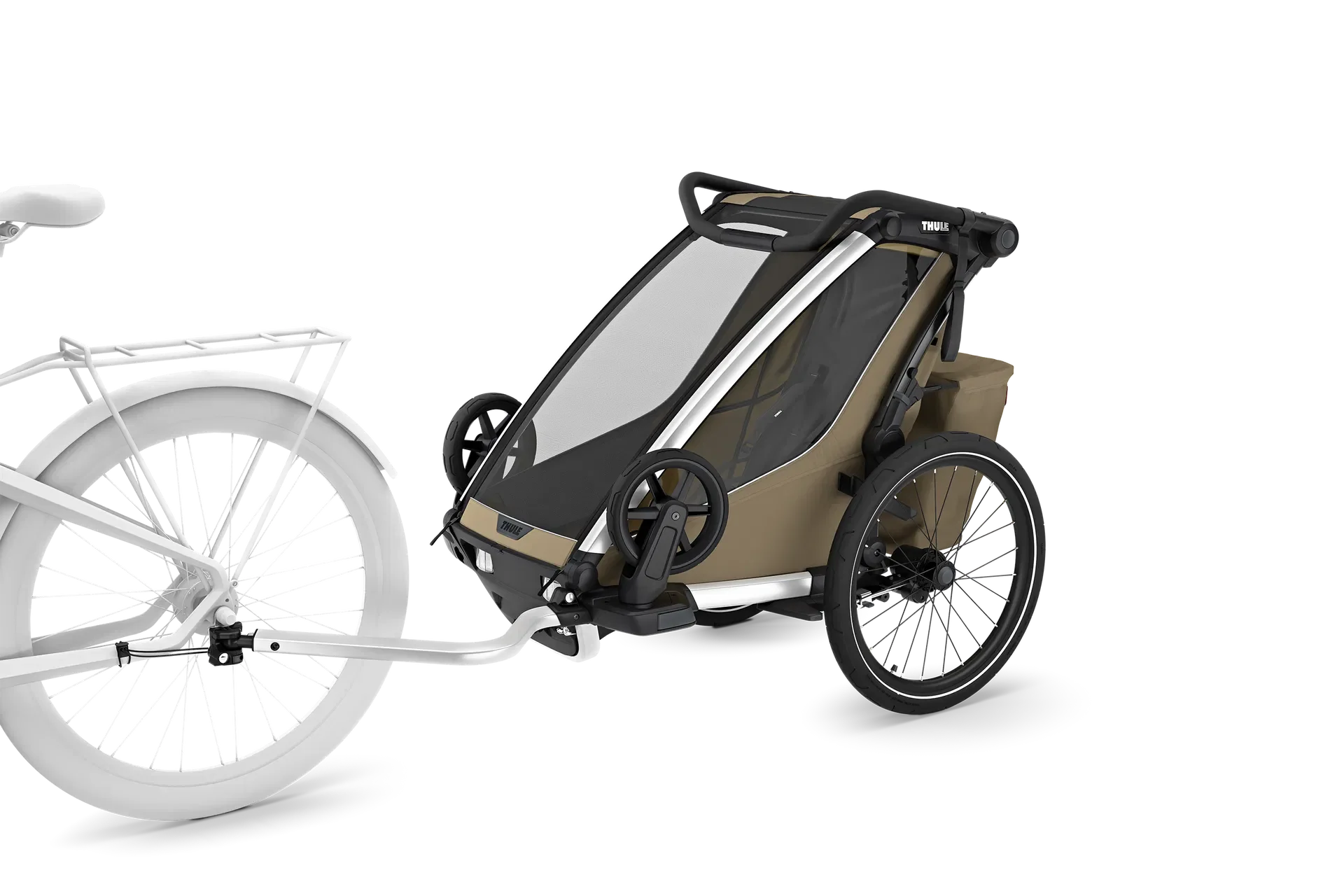 Thule Chariot Cross 2 Single Kinderanhänger faded khaki - Image 6
