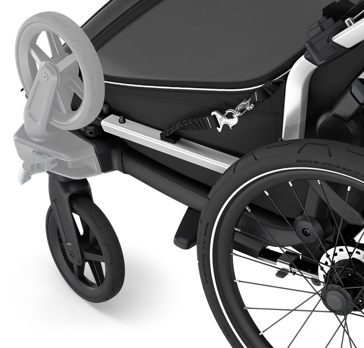 Thule Chariot Sport 2 Double Kinderanhänger  schwarz - Image 8
