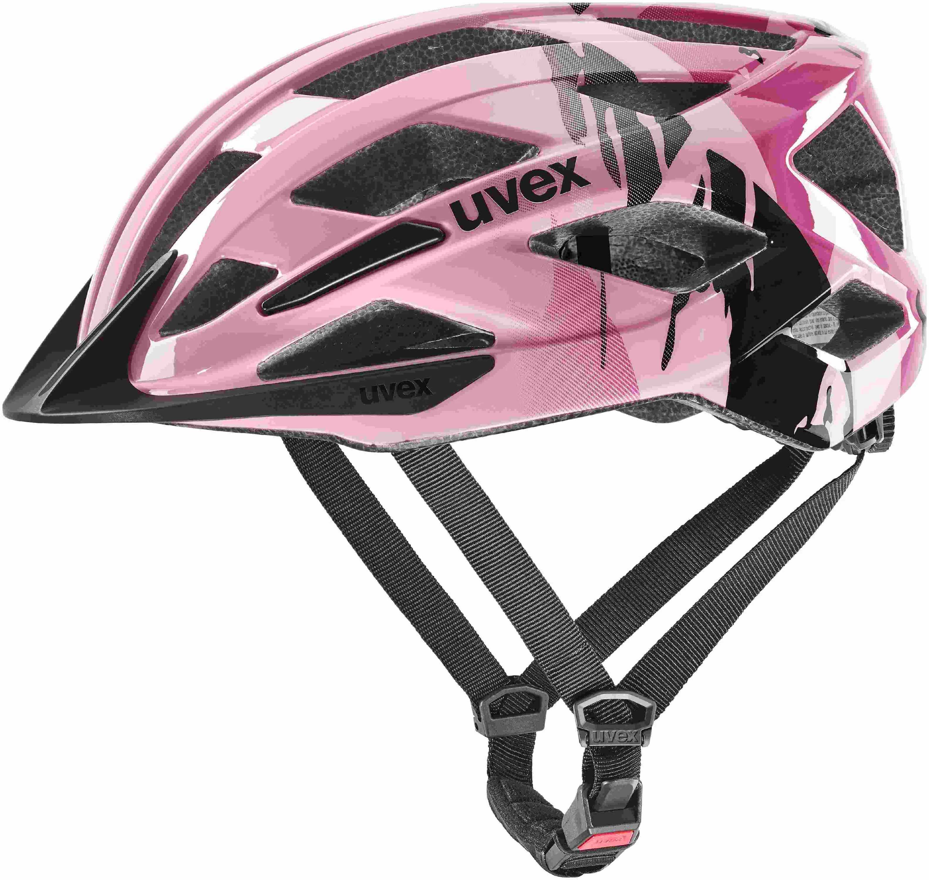 uvex Air Wing 2 Kinderhelm Strawberry-Black
