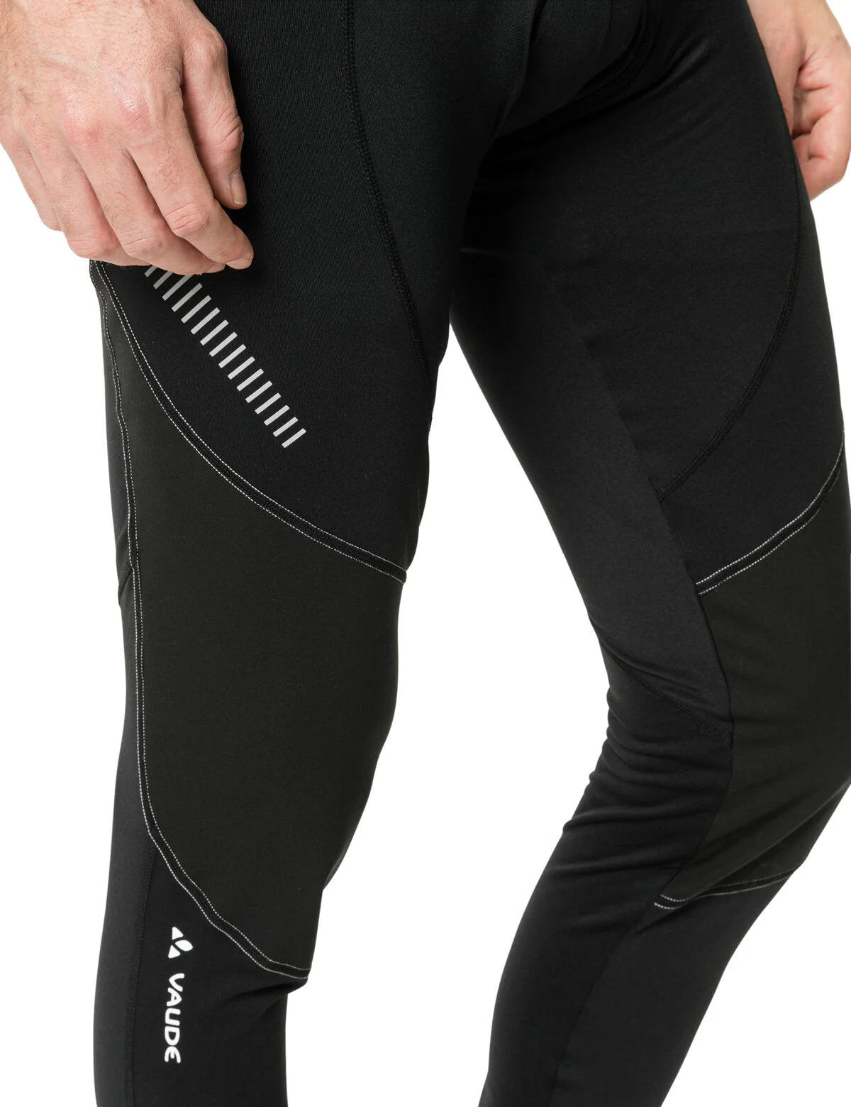 VAUDE Active Warm Tights Herren schwarz - Image 5