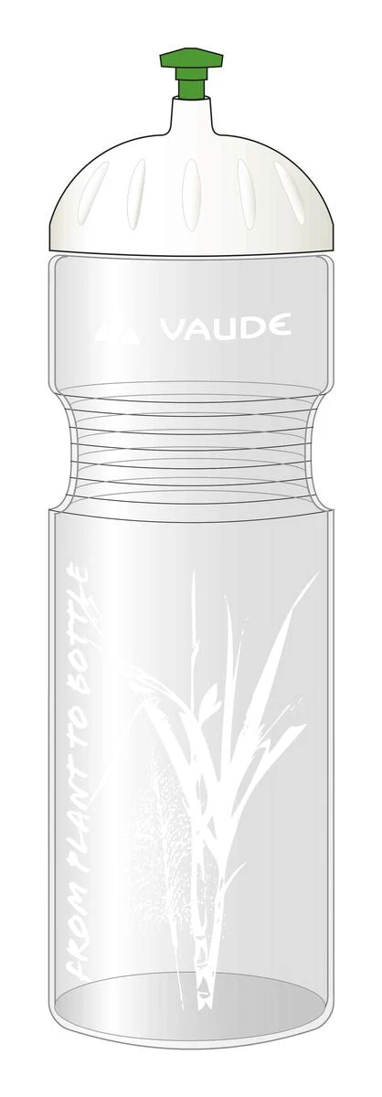 VAUDE Organic Fahrradflasche 750ml transparent - Image 5