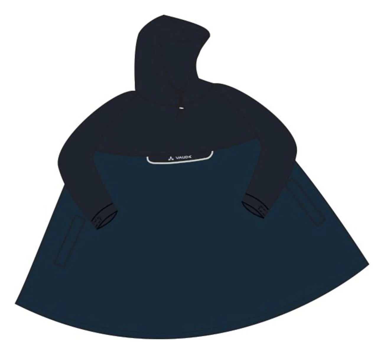VAUDE Valero Poncho blue - Image 6